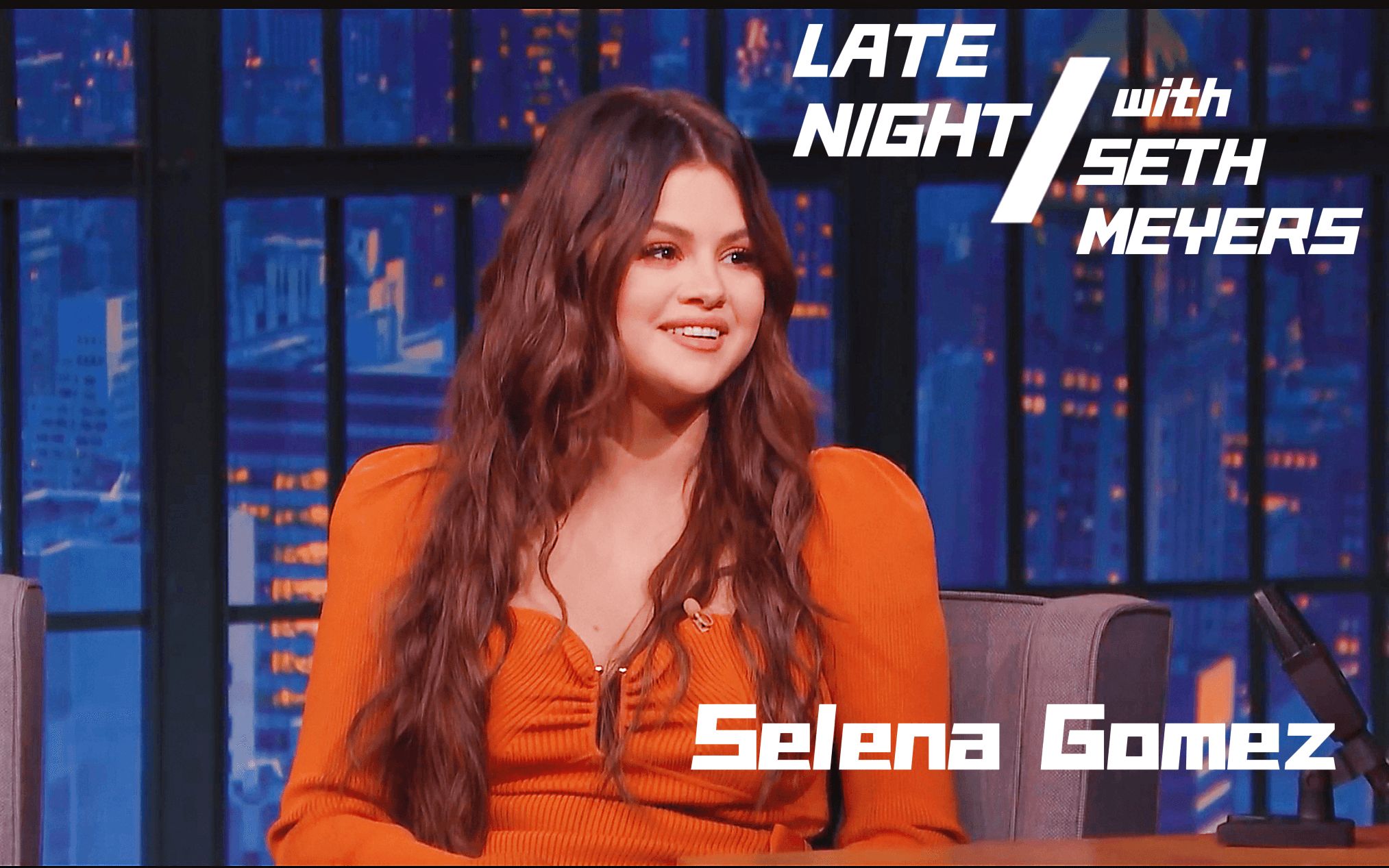 中字selenagomez做客金花秀宣传电视剧还教赛金花如何涂睫毛膏