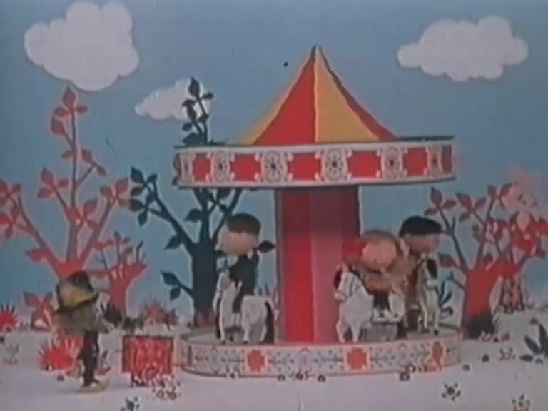 [图]法国国营广播电视台（ORTF1/2）《魔幻城堡》（le manege enchante）动画电影片段（1970年代）