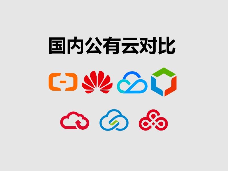 国内公有云对比