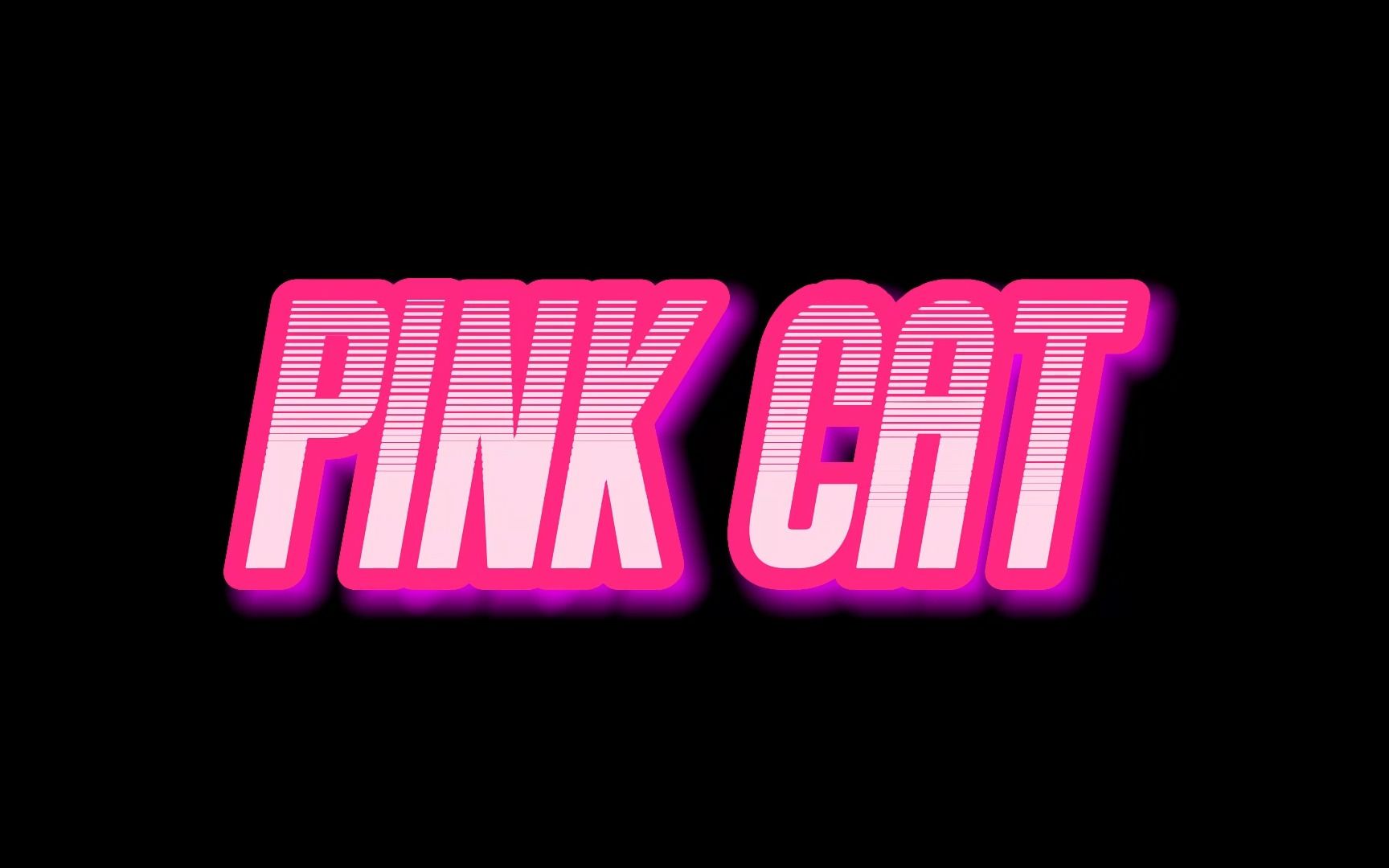 PINK CAT 舞台Led背景哔哩哔哩bilibili