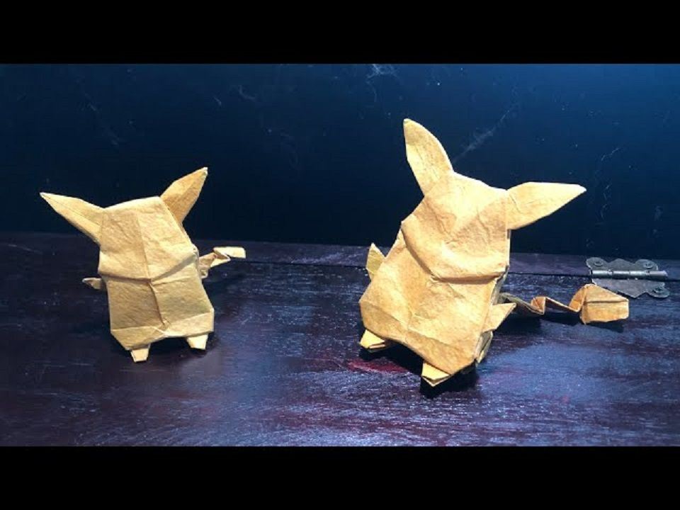 皮卡丘 - pikachu 【折纸教程】