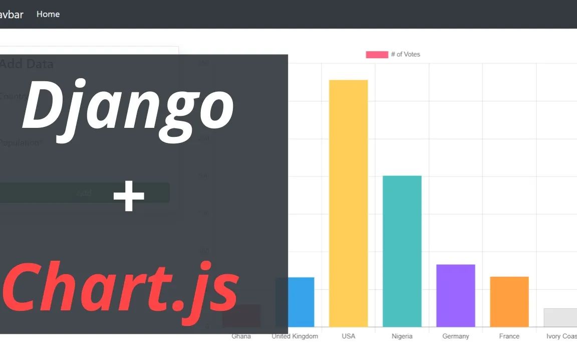 从零开始构造django3 数据可视化网站 | chart.js | bootstrap4哔哩哔哩bilibili