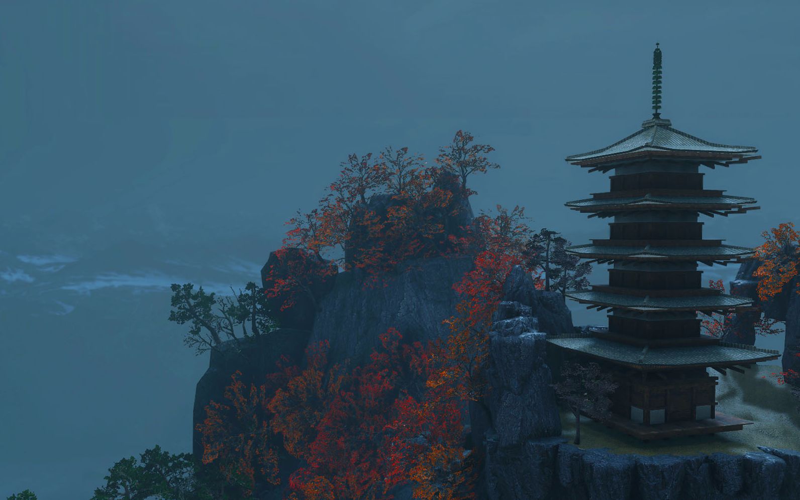 只狼:以独特视角录制的场景及景色,绝对是你不曾看到的,bgm大多数人不