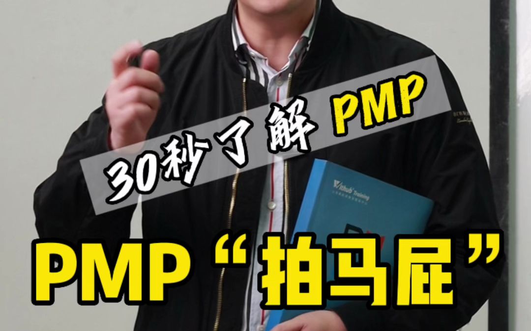 30秒了解PMPPMP“拍马屁”哔哩哔哩bilibili