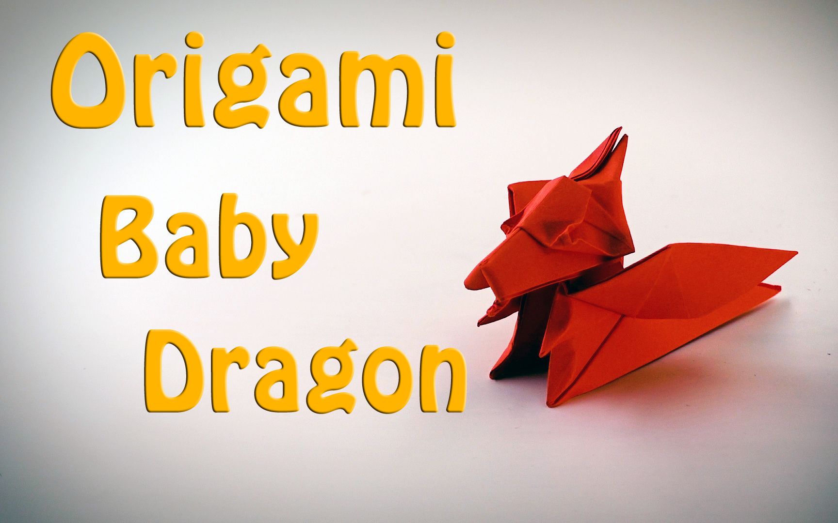 折纸飞龙宝宝可爱又不失威严的龙宝宝折一波折纸挑战