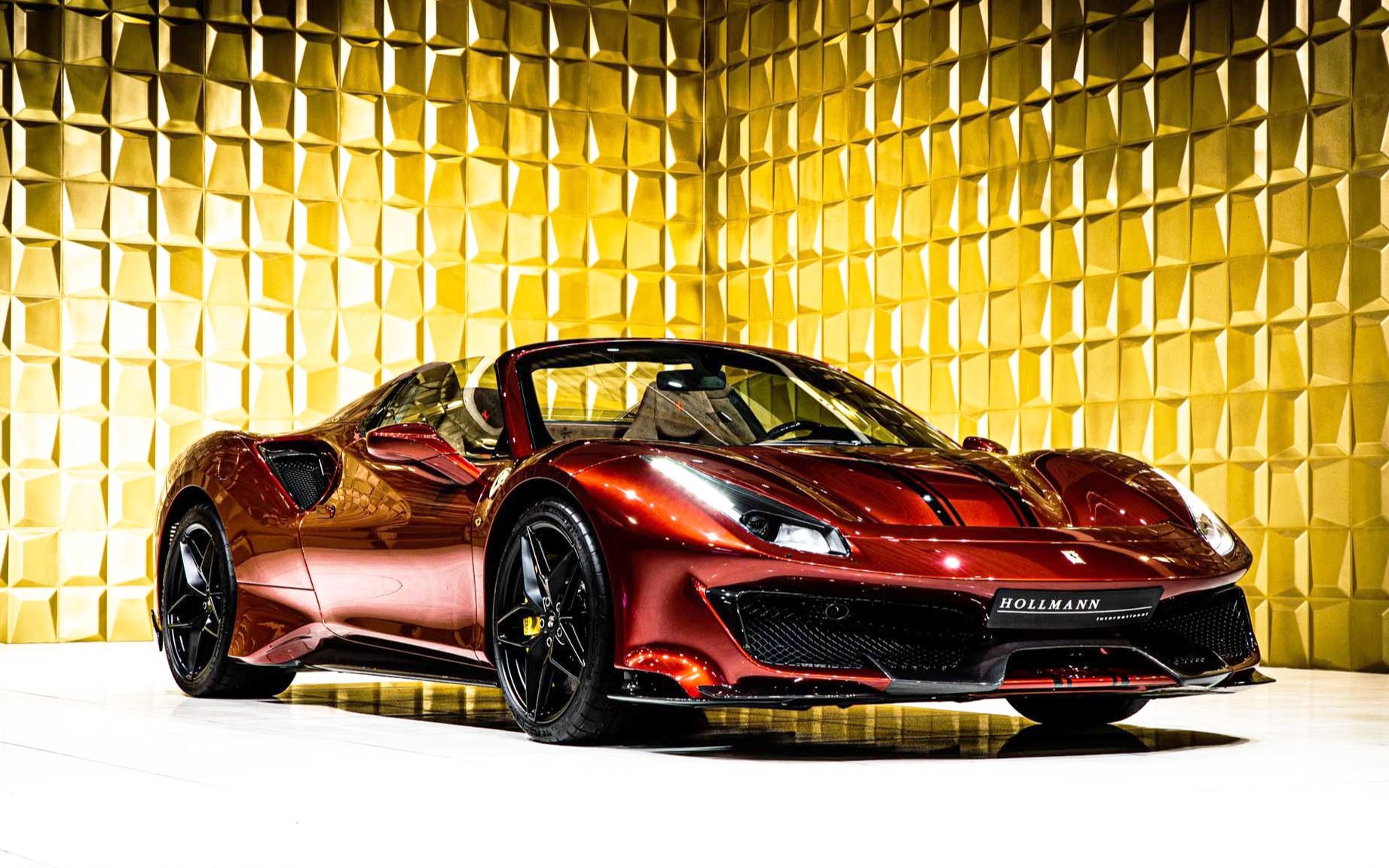 法拉利2021款488pistaspiderinrossofiorano4k