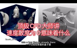 顶级CFD大师讲速度散度为0意味着什么