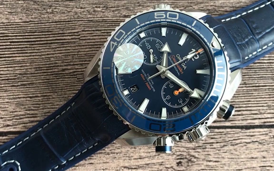 看到这个视频是你运气om欧米茄海洋宇宙蓝面9900计时机芯师傅给意见