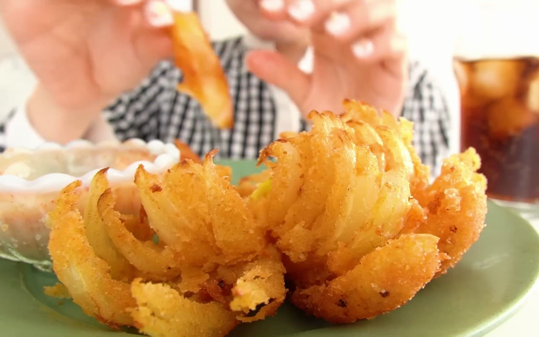 つくるたべるハナミ02|吃播炸天妇罗洋葱-白噪音 ☆美食咀嚼音