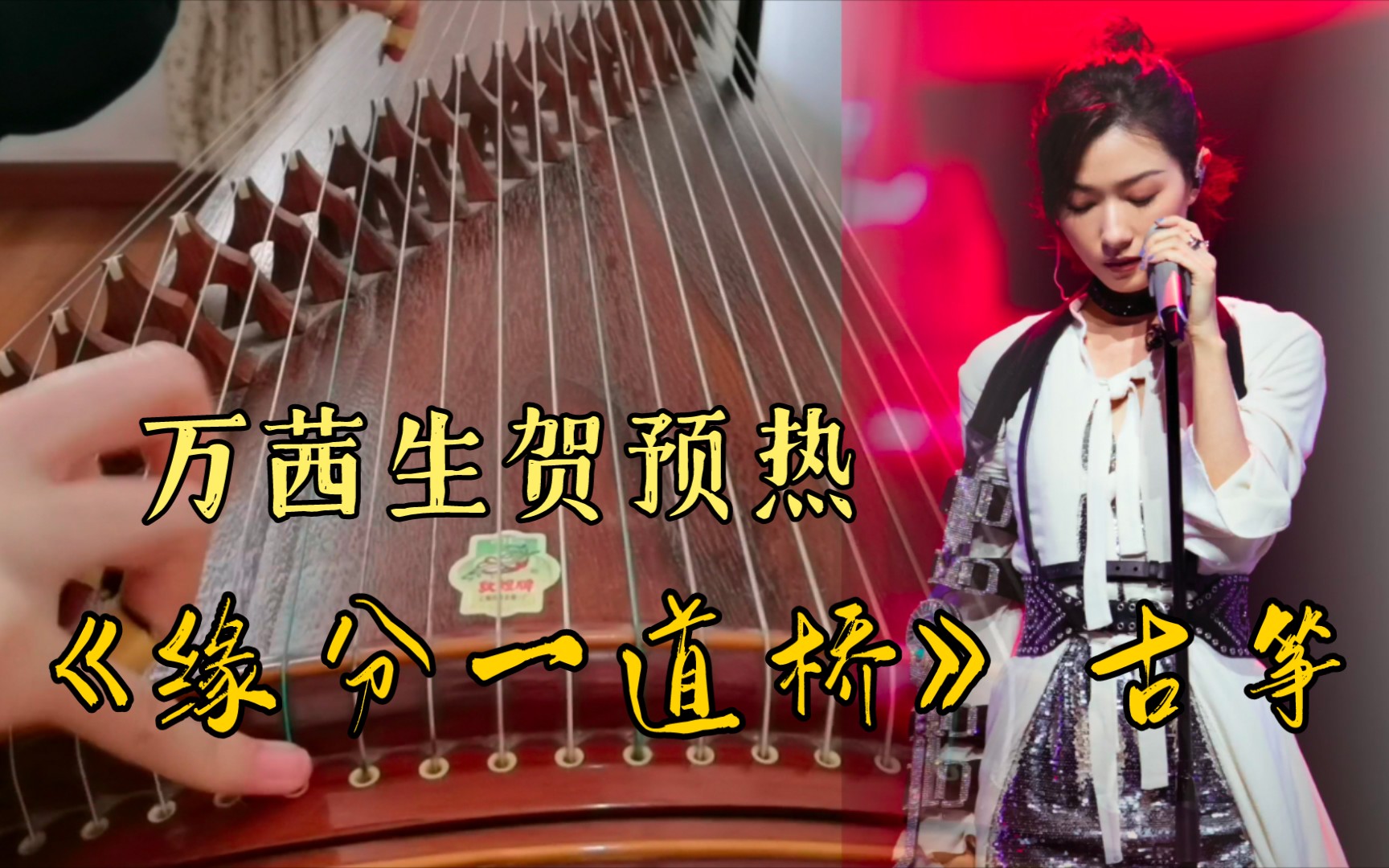 [万茜/生贺预热]《缘分一道桥》/缘分这道桥,我们不潦草/古筝