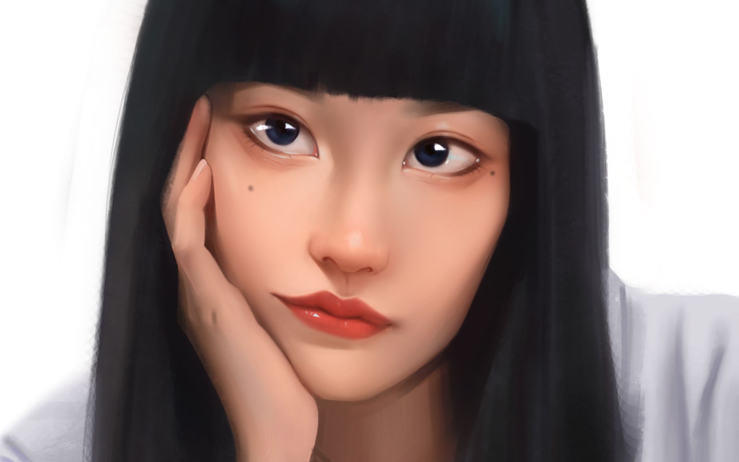 禁忌女孩娜诺~真人版富江#超详细板绘过程