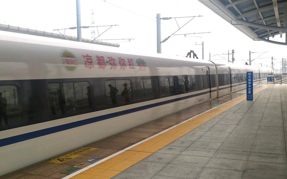 【中国铁路】G2930次(深圳北站贵阳北站)本务CRH380A2813+2837佛山西站出站哔哩哔哩bilibili