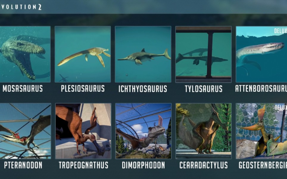 [图]《侏罗纪世界:进化2》Jurassic World Evolution 2 已登场的海爬和空爬