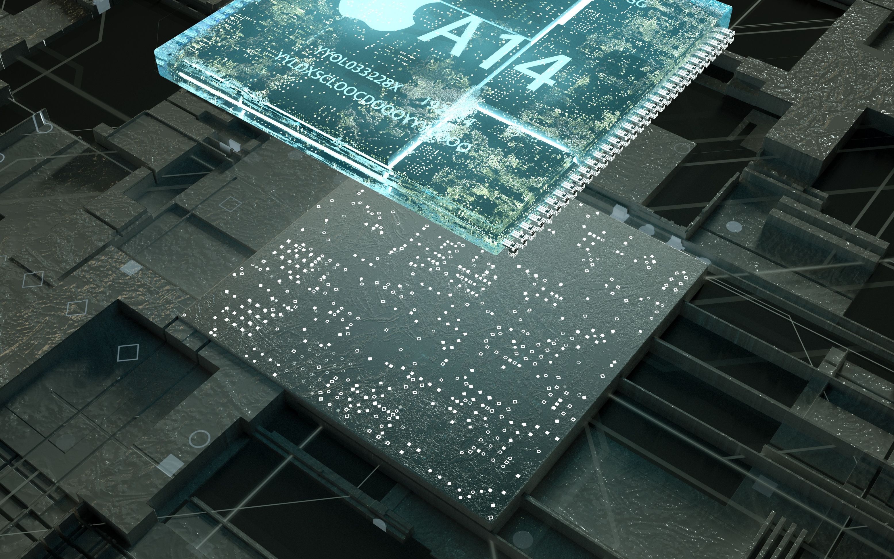 科技芯片 数字设计动态表达 c4d