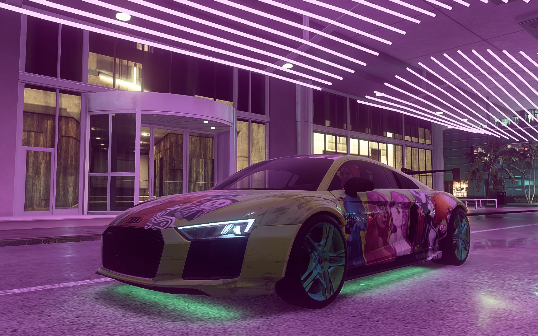 b站最菜极品飞车21玩家试驾奥迪r8