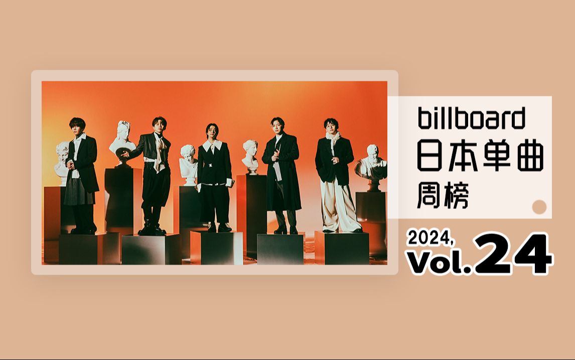 billboard 日本单曲周榜 2024年 第24周(2024/06/12)