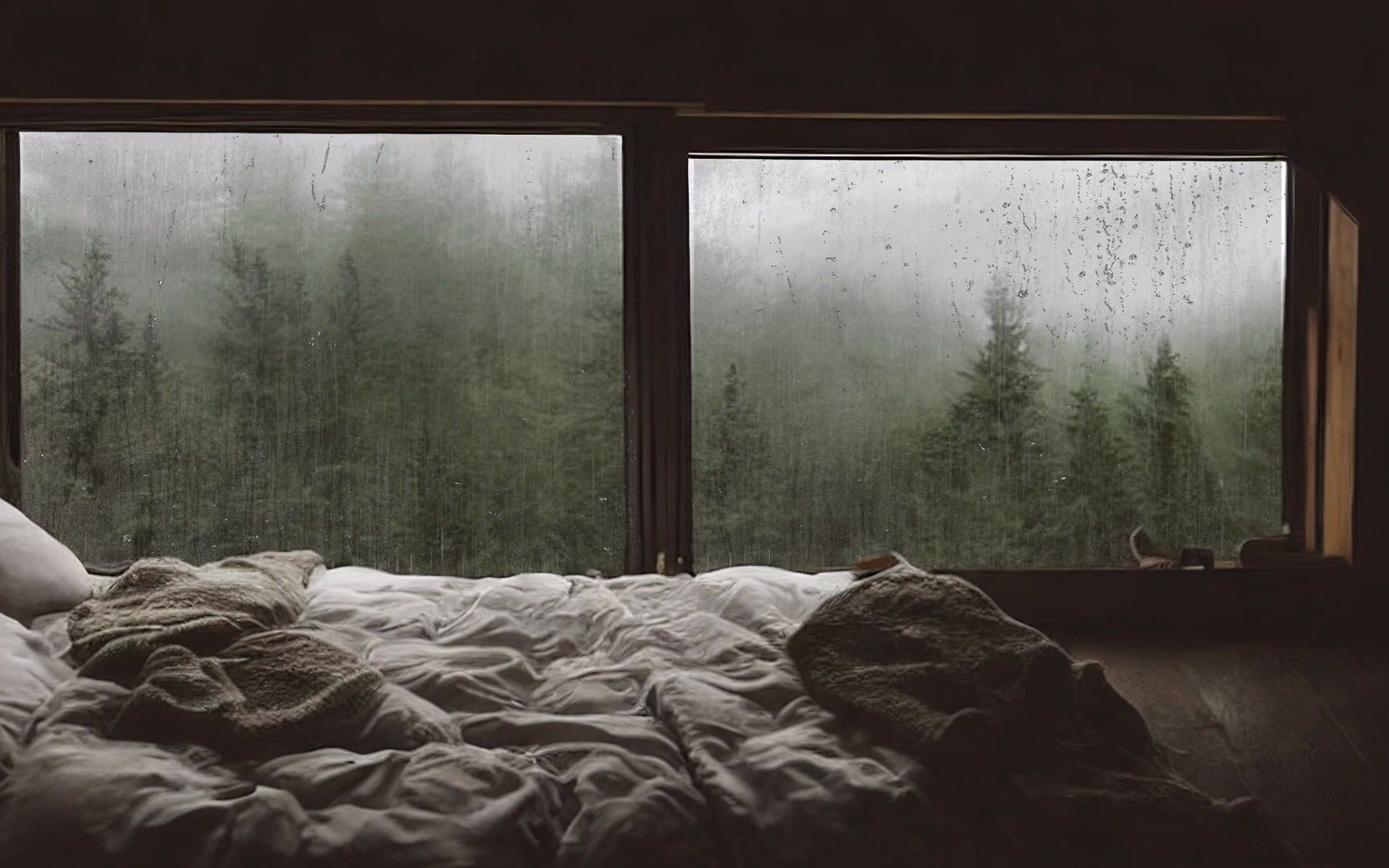 【白噪音】听着森林中的雨声一起入眠 9595