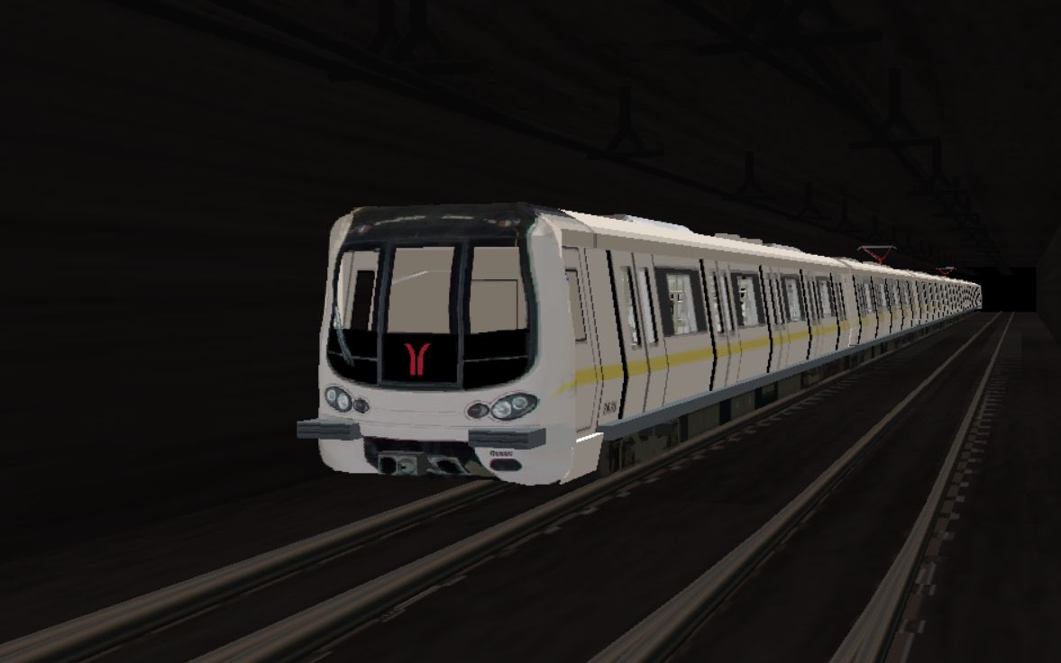 [hmmsim2/openbve]广州地铁旧2号线openbve版全程前方展望pov