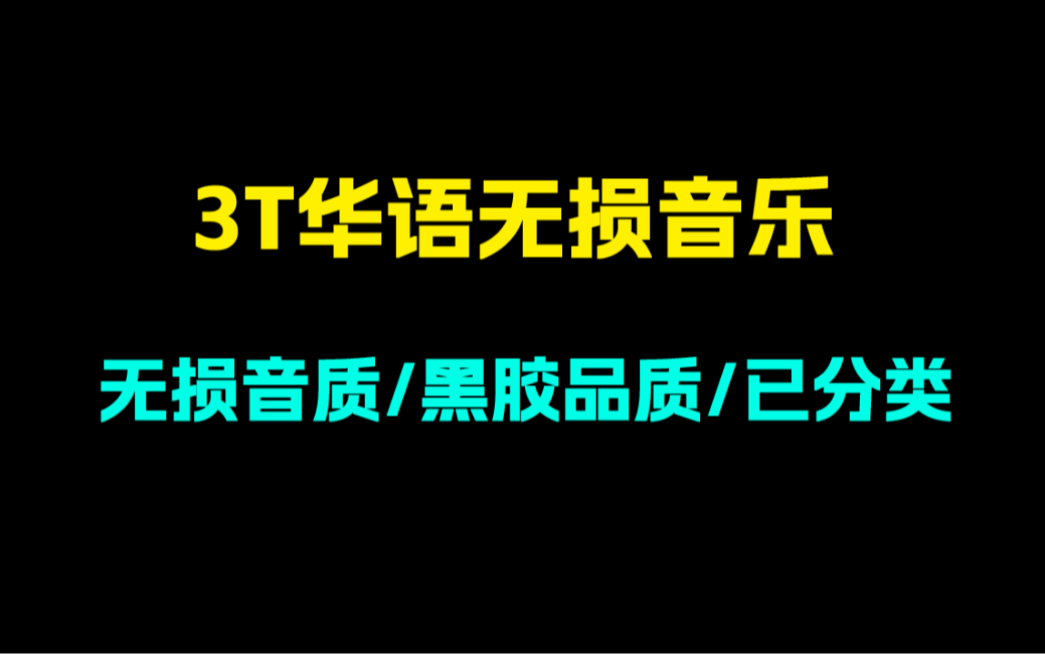 [图]3T华语无损音乐！车载音乐！华语音乐打包下载！车机音乐下载