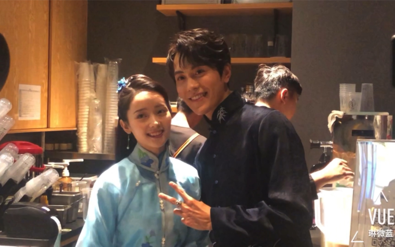 20191103水墨人生冯荔军王路晴白力噶陈梦希水墨茶行一日店长