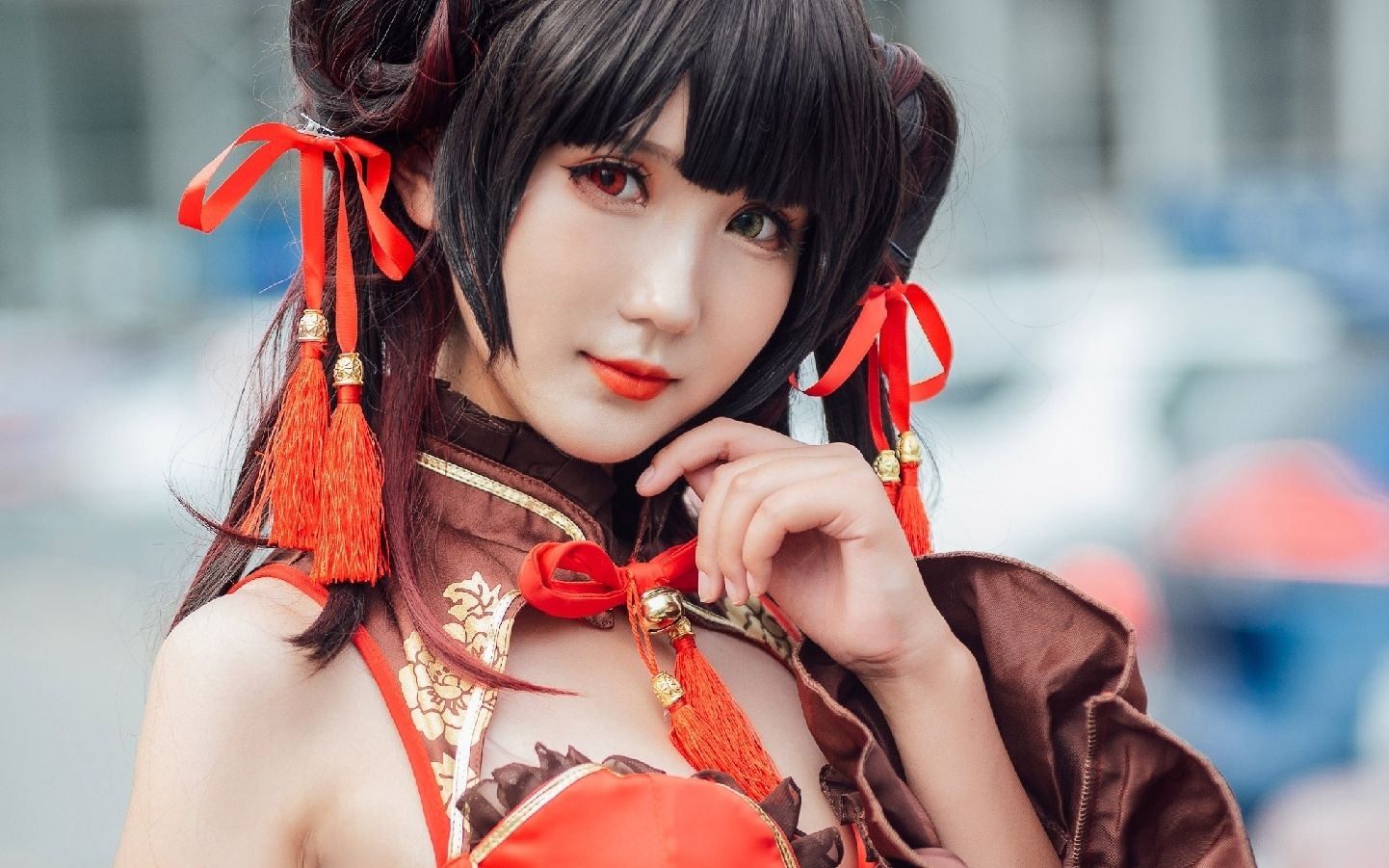 【魔王杏子】cosplay!漫展的時崎狂三旗袍裝!