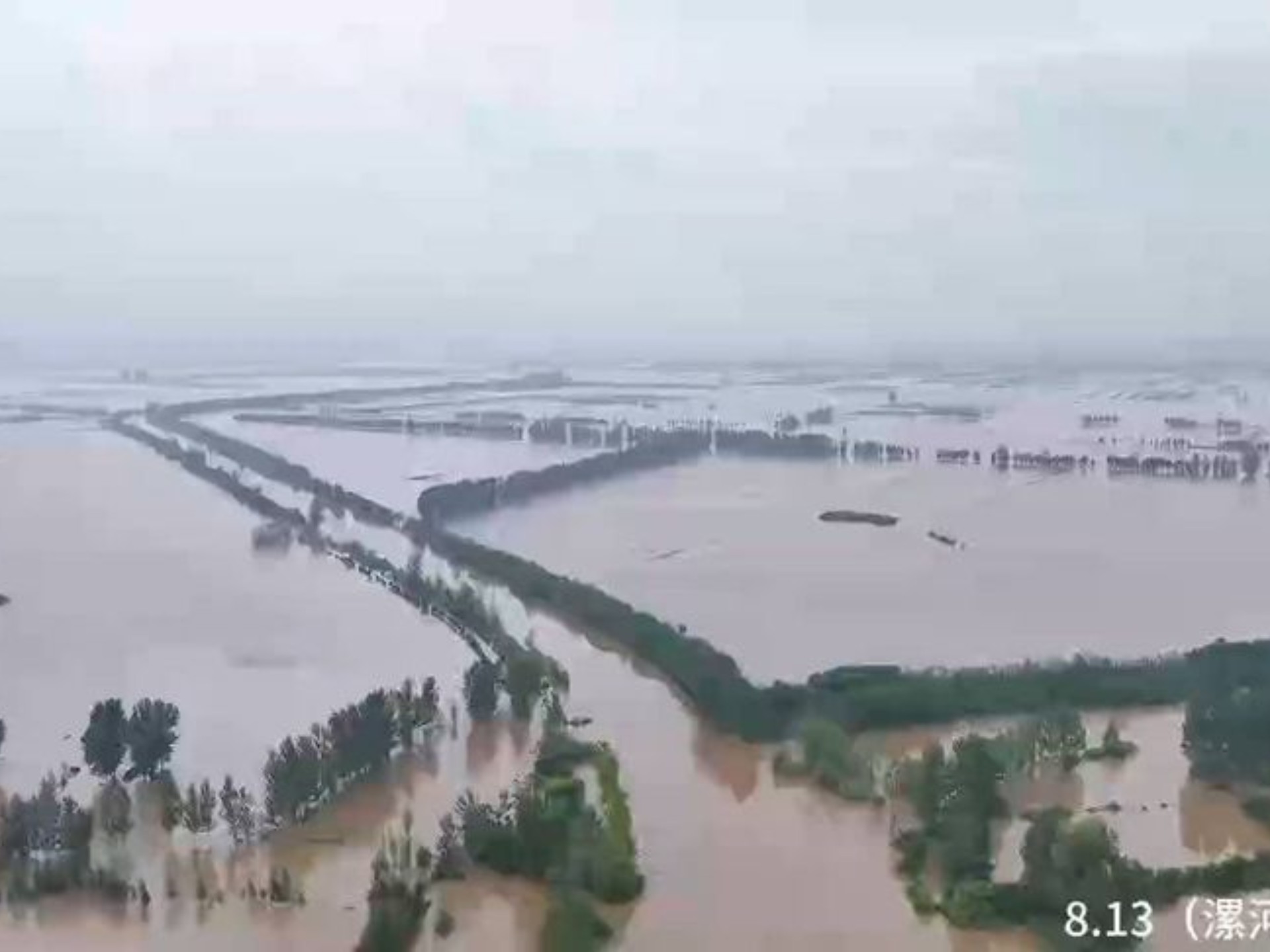 河南人民抗了一暑假的旱，终究最后是涝死了