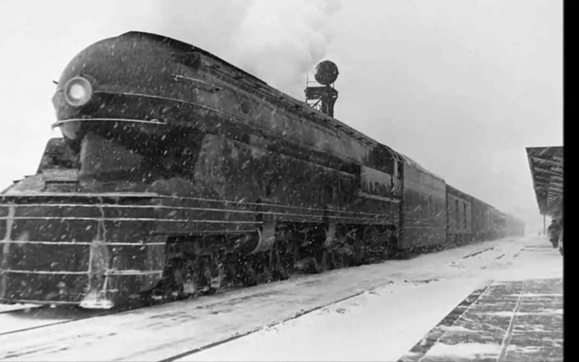 美系机车prr宾夕法尼亚铁路s1型蒸汽机车配乐图集有小段宝贵的运行