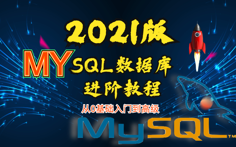 2021最新版MySQL数据库进阶100集:基础+高级篇(MySQL入门教程ⷍySQL索引ⷨ𐃤𜘂𗤺‹务和锁ⷤ𘻤𛎥䍥ˆ𖥒Œ读写分离)哔哩哔哩bilibili