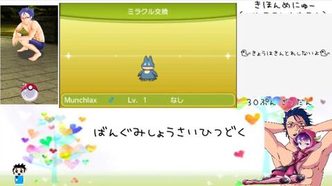 筋トレ ミラクル交換 海外名ヘビボ４遺伝ゴンベ配布 ポケモンoras 16 8 23 哔哩哔哩 Bilibili