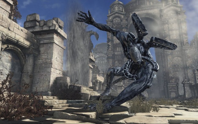 魂3x魂1:灰烬mod楔形石恶魔boss战