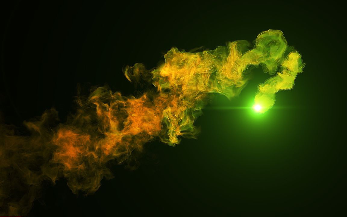 c4d特效-烟雾管道碰撞