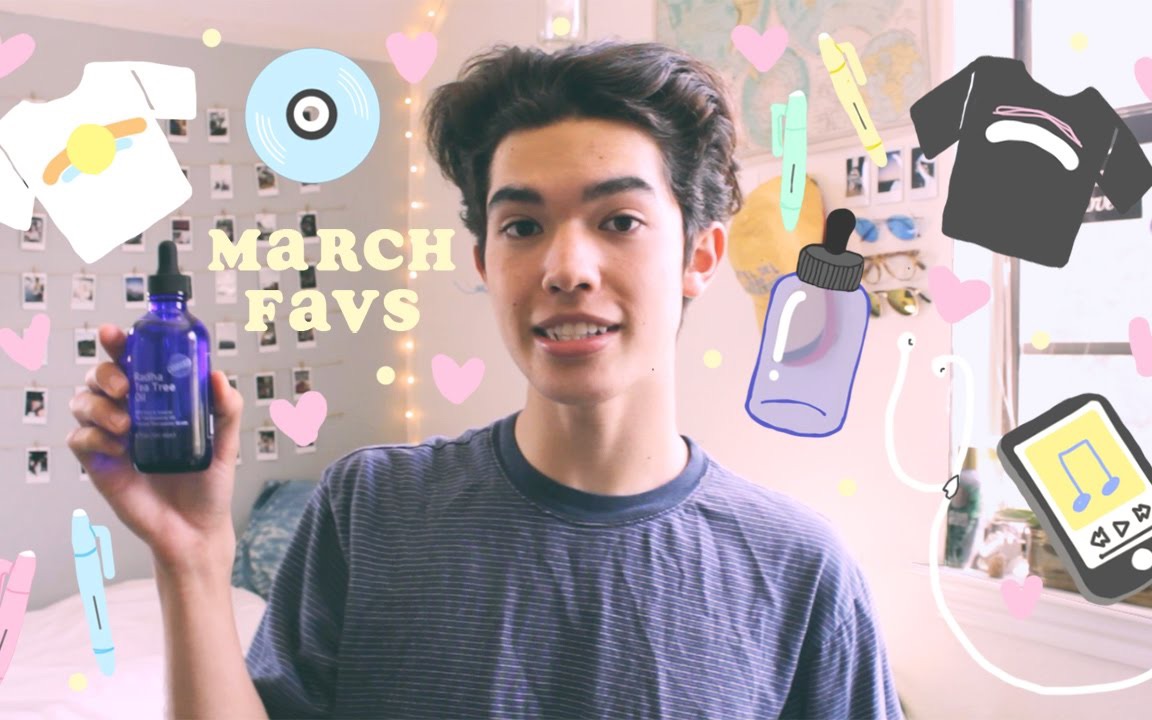【conan gray】march favorites 99 (clothes, skincare, music)