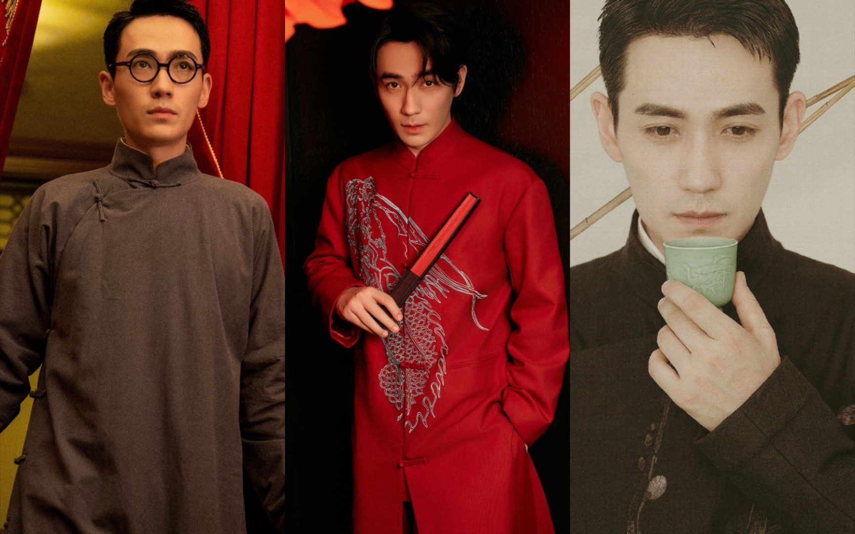 穿长袍的朱一龙又帅到谁了?哦!是我!大过年的,吃点好的怎么了!嘿嘿!