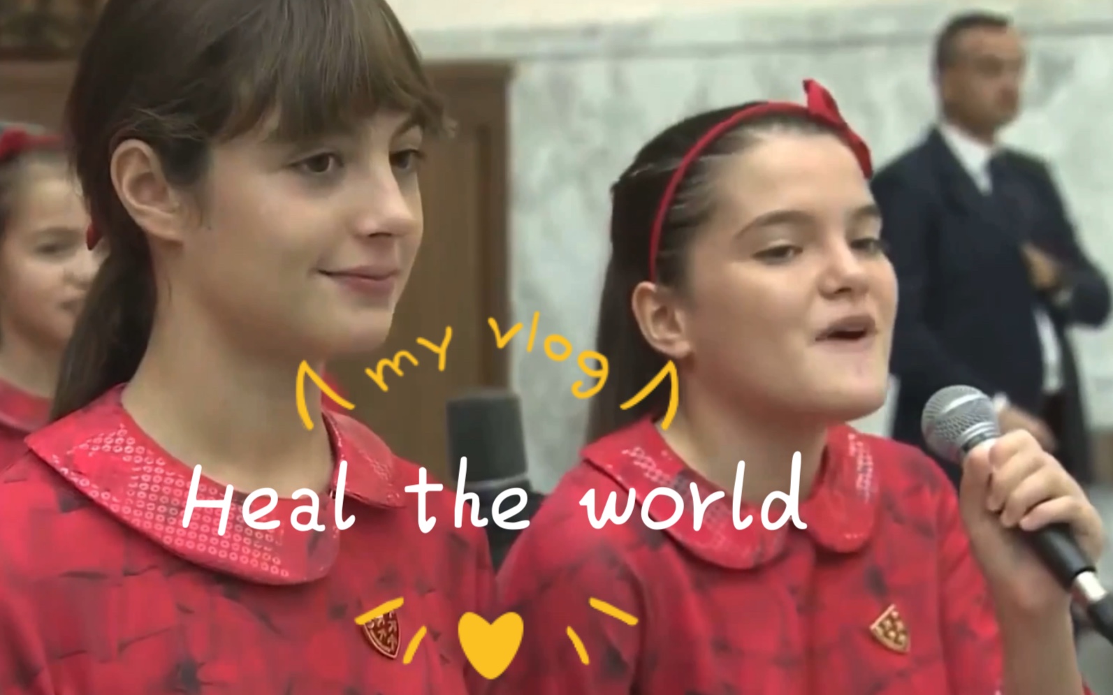 [图]［世界經典］Heal the world 治癒這個世界 義大利Antoniano安東尼亞諾小合唱團 Chloé, Giulia