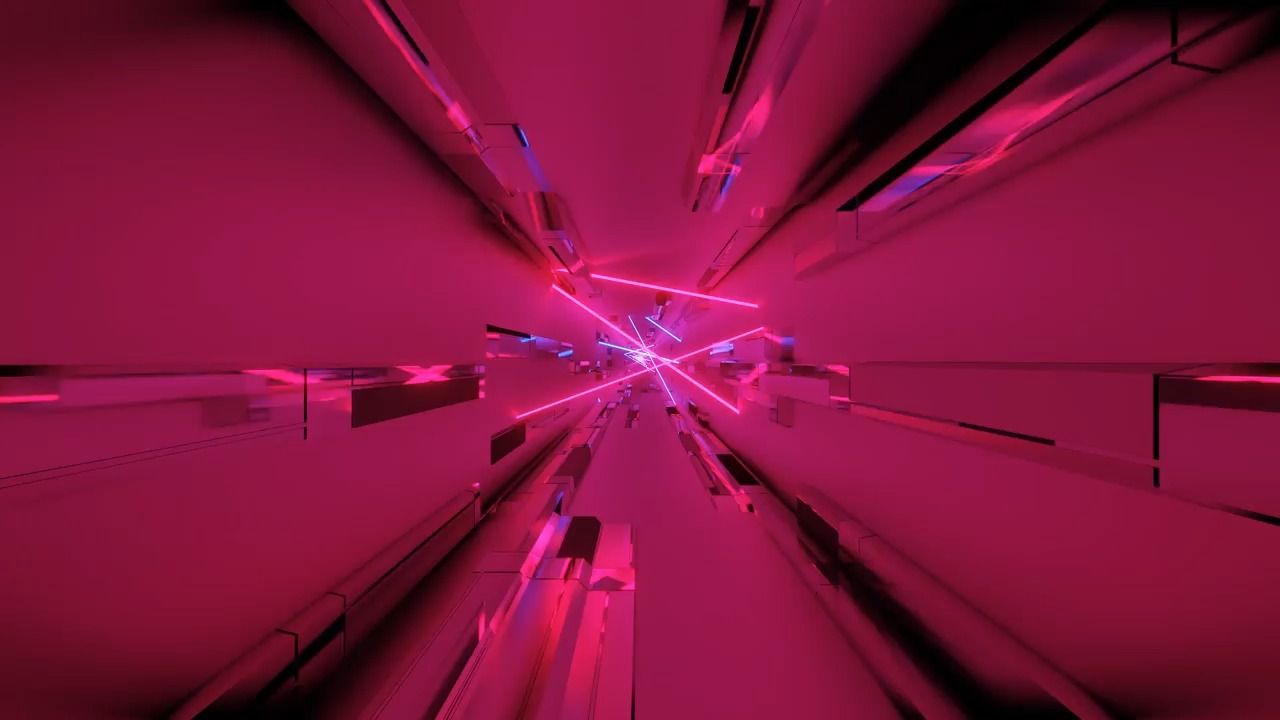 y1419 电梯战神 歌曲配乐 动感炫彩紫色霓虹灯光隧道穿梭歌舞表演歌曲