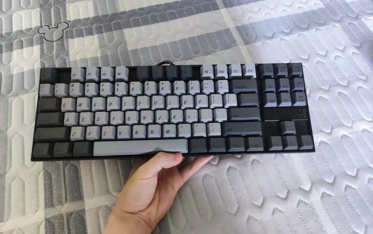 "润一润便是神轴" 康腾特酒红轴 攀升k10 试打 [轴体触发音]_哔哩哔哩