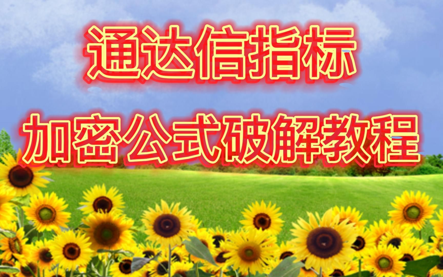 通达信加密指标公式破解教程,完全加密 tne tn6指标提取源码,去时间限制哔哩哔哩bilibili