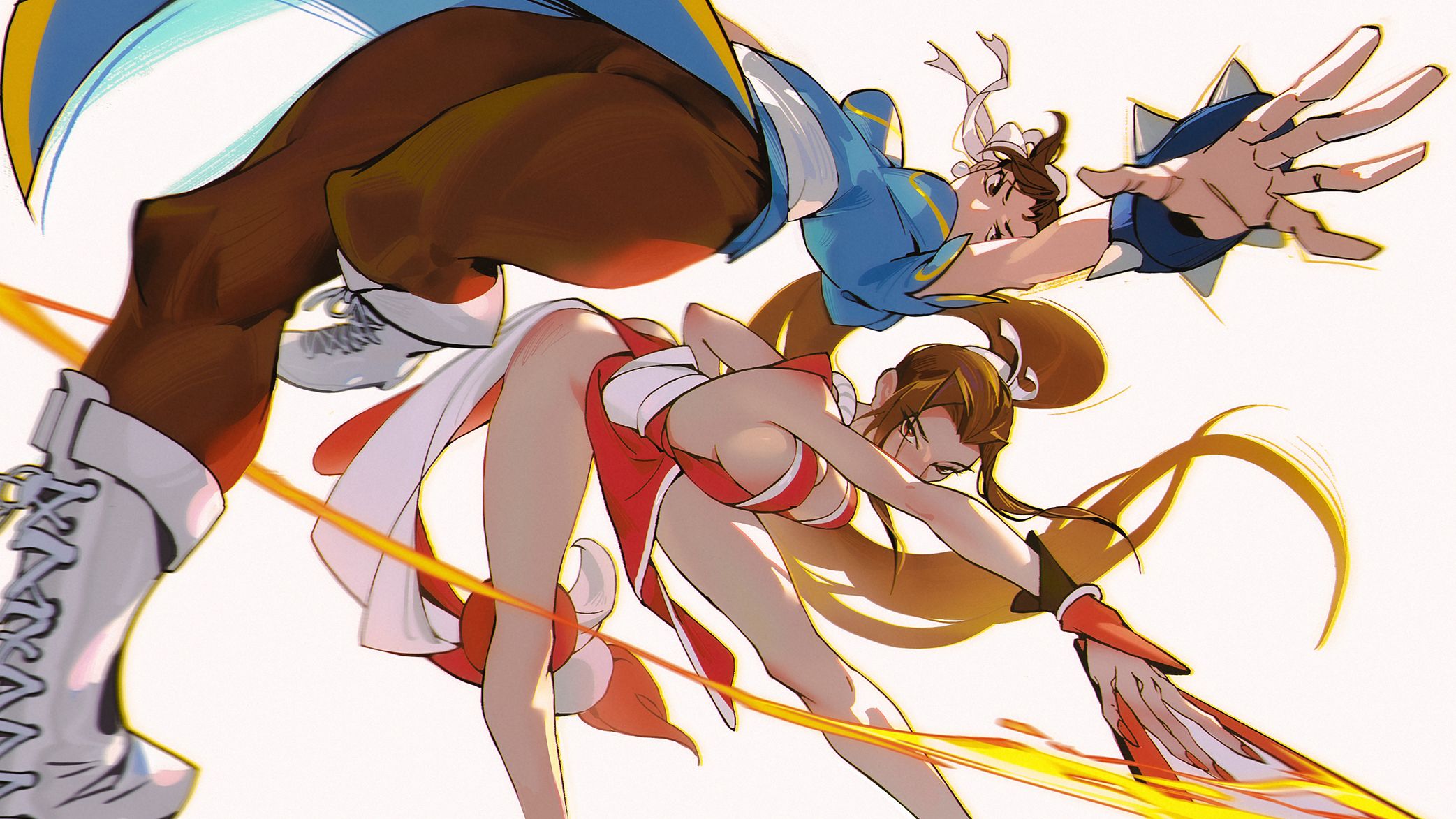 【绘画】春丽大战不知火舞!