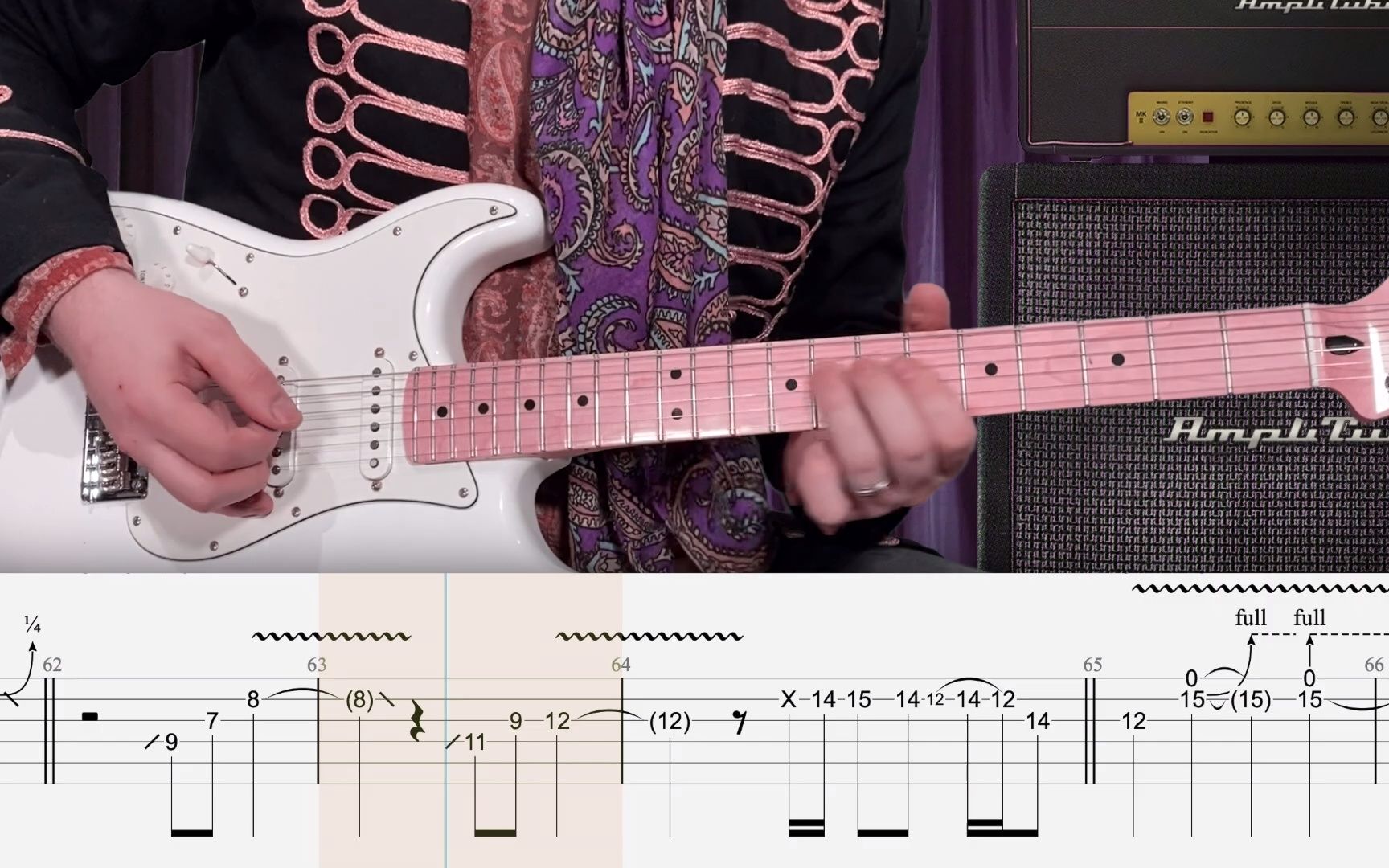 [图]Purple Haze Jimi Hendrix Cover | Guitar Tab | Lesson | Tutorial