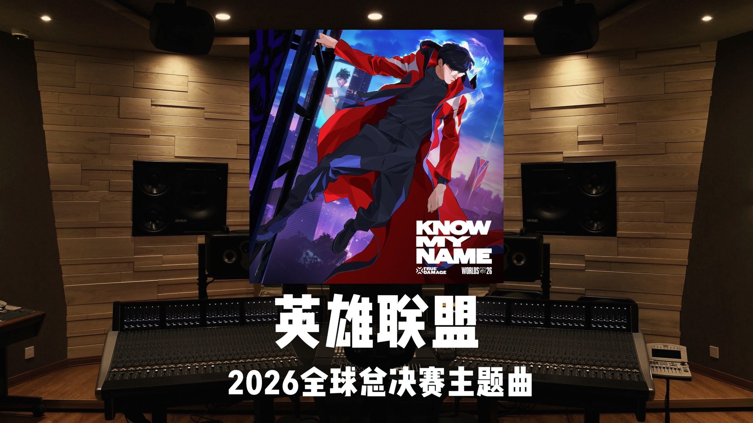 《英雄联盟》2026全球总决赛主题曲「KNOW MY NAME」百万级录音棚试听