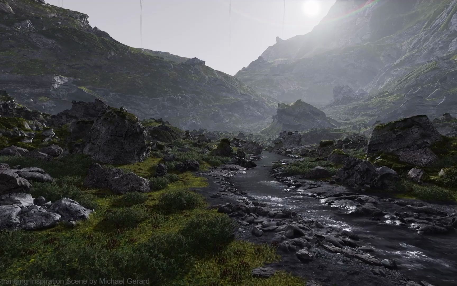 【4k搬运】死亡搁浅灵感虚幻4场景 我最喜欢的michael gerard老师 最