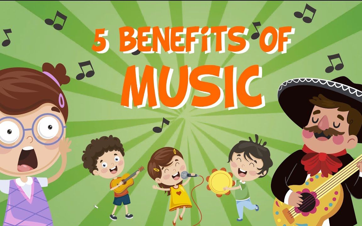 [图]【字幕队长】儿童学习音乐的五大好处 5 benefits of music Educational Videos For Kids 1080P