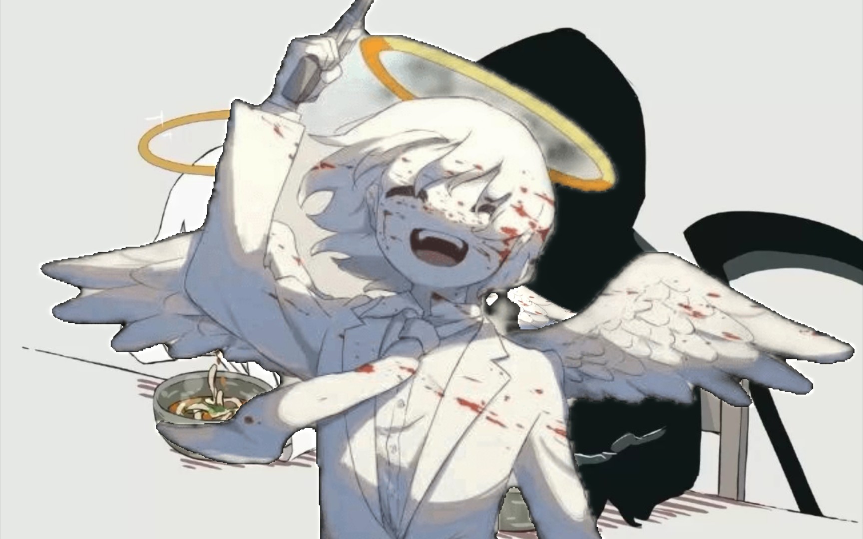 还真是坏的呢~画家在这呢:アボガド6他的几乎每一部作品都透露着人性