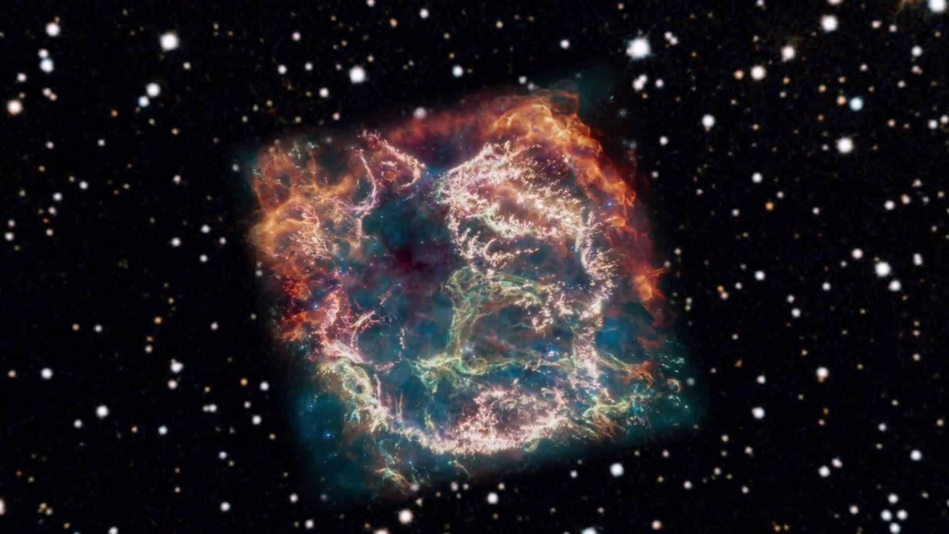 惊艳!韦伯太空望远镜拍摄到卡西奥佩亚a超新星残骸全景
