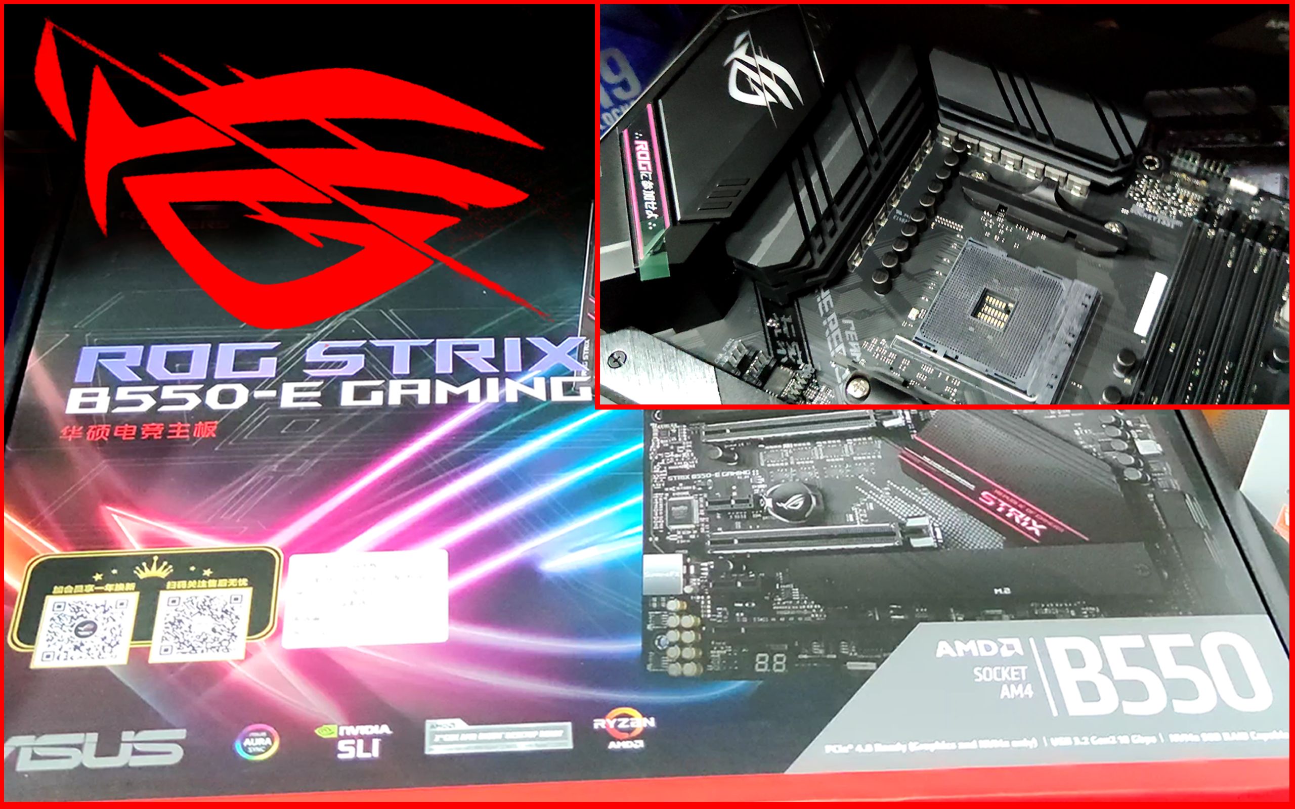 【4K】B550来袭 ROG B550E高达16相供电!华硕ROG玩家国度B550主板 新败家之眼LOGO超帅和B460STIRX同款眼哔哩哔哩bilibili