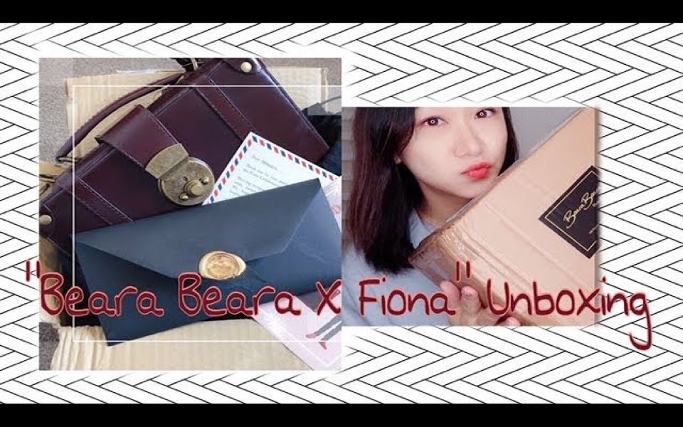 Beara beara X Fiona Bag Unboxing & First Impression/伦敦来的复古包包/博主联名合作款的惊喜哔哩哔哩bilibili