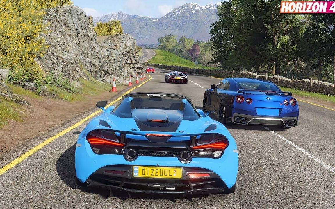 【地平线4】- 1,000hp ! 迈凯伦 720s spider | 竞速测试