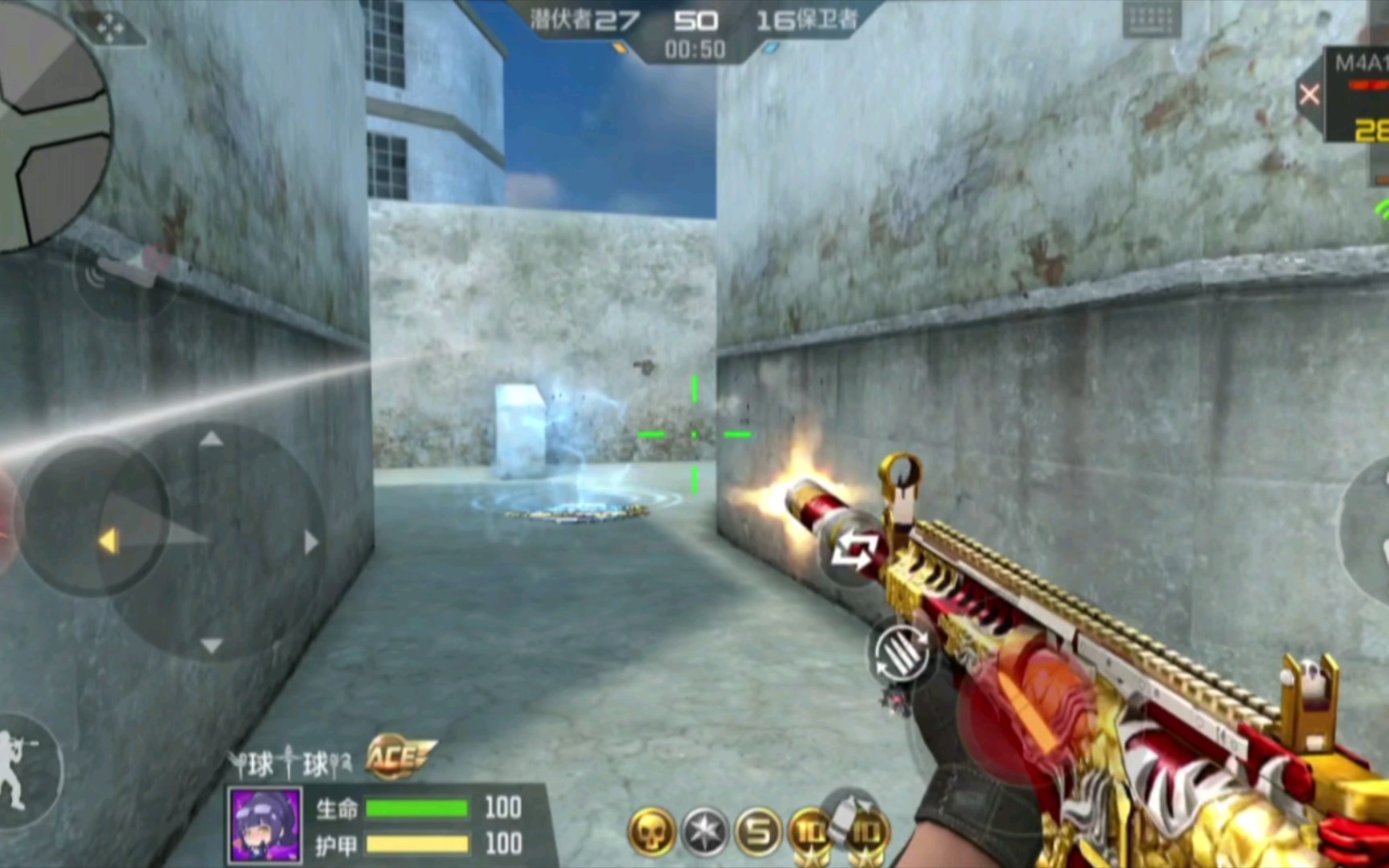 《cf手游》仓库m4系列步枪测试·下