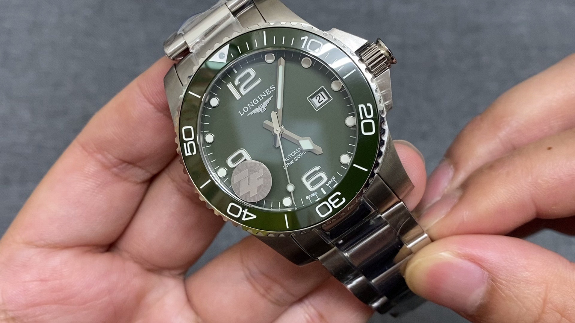 zf 绿面康卡斯潜水腕表讲解