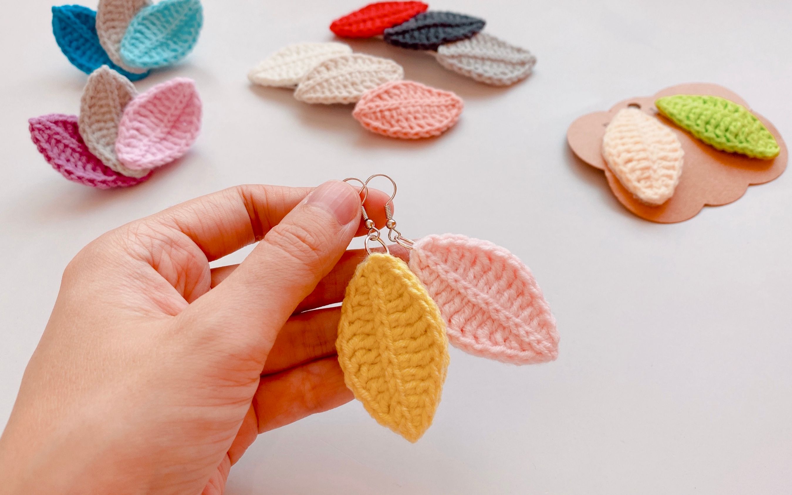 闺蜜信物:一片小叶子的高光时刻!胸针,耳坠,发夹